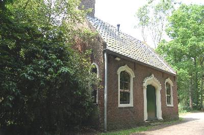 Kapelwoning als folly op de Buitenplaats Beeckestijn in Velsen-Zuid.