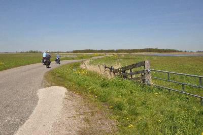 Recreanten op de Lagendijk bij Krommeniedijk