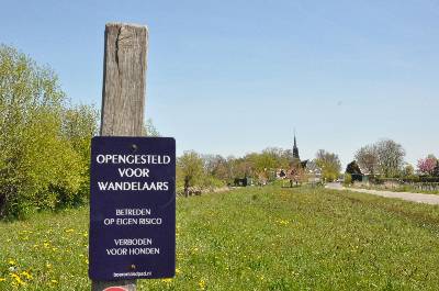 Wandelroute bij  Fort Krommeniedijk