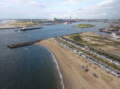 IJmuiden. Monding Noordzeekanaal.