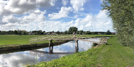 Voetgangersbrug Schulpvaart