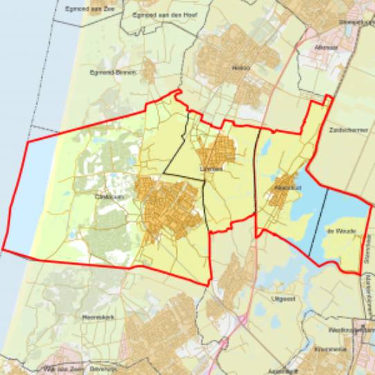 Gemeente Castricum - kaartje