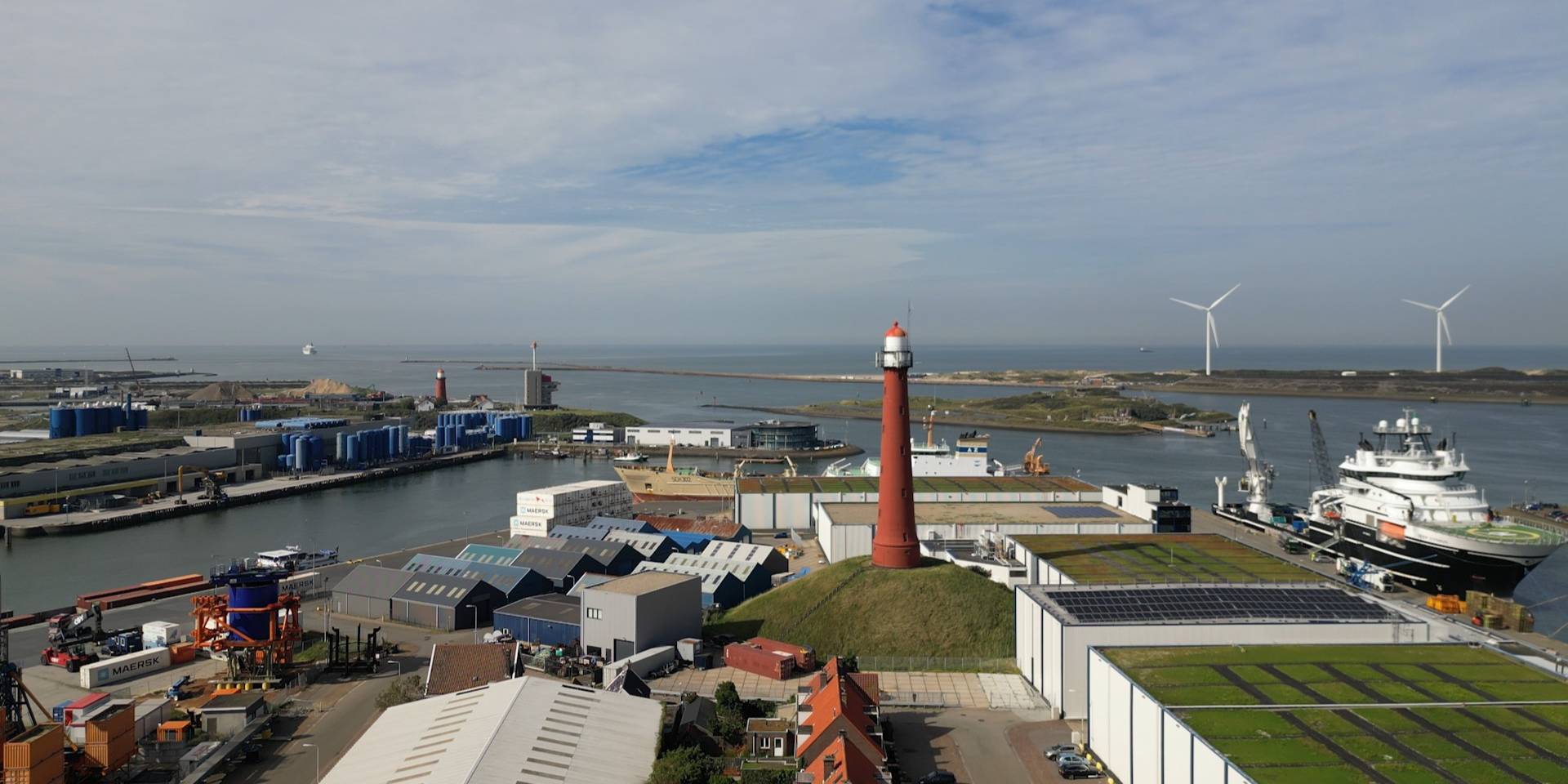 Vuurtoren IJmuiden. Bron: NZKG