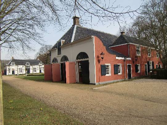 Bloemenwaaier in de stijltuinen van Buitenplaats Beeckestijn in Velsen-Zuid